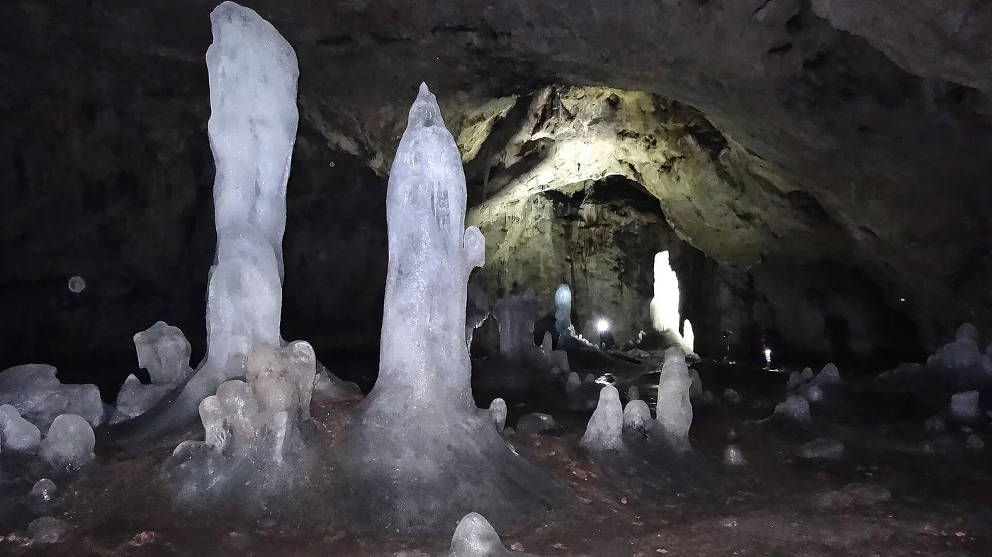 The Askinskaya Ice Cave