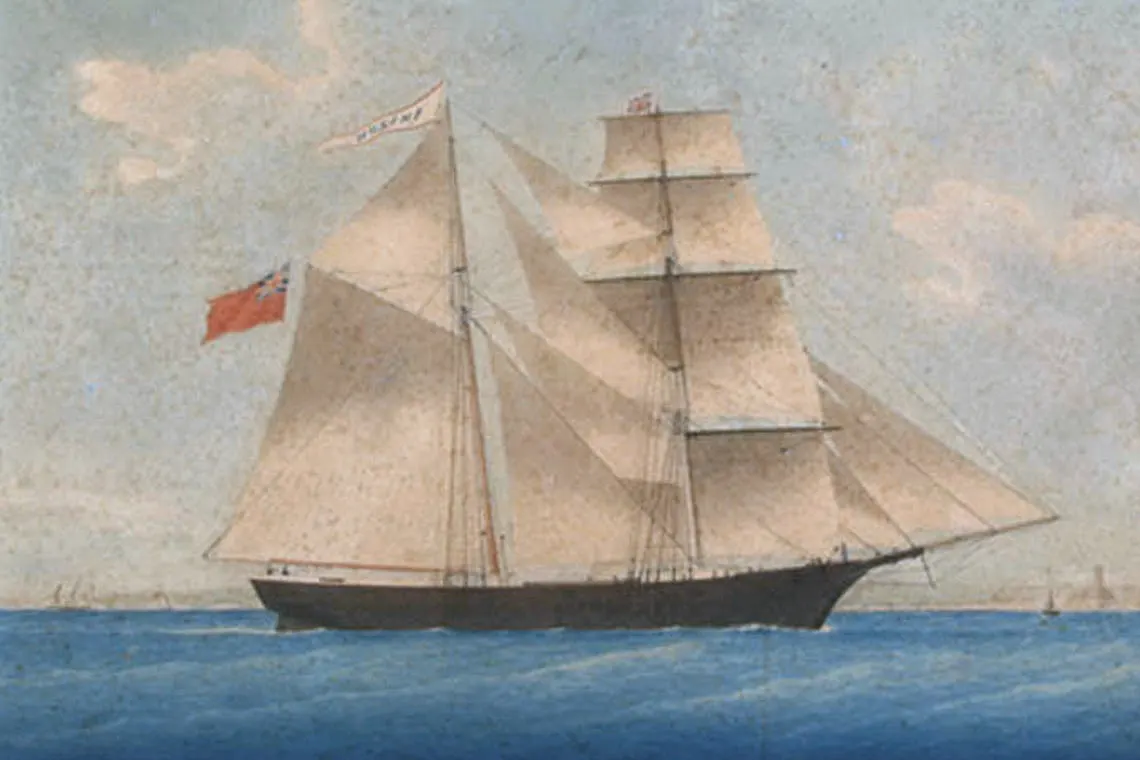 The Mary Celeste at Gibraltar